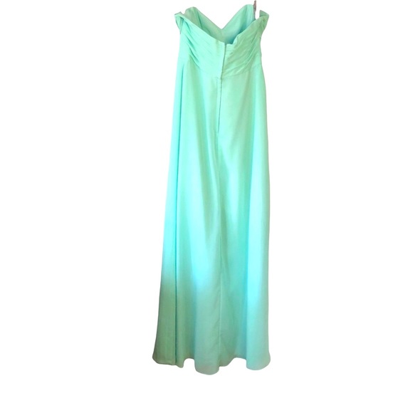 LIKE NEW Alfred Angelo Mint Sweetheart Gown - Picture 3 of 14